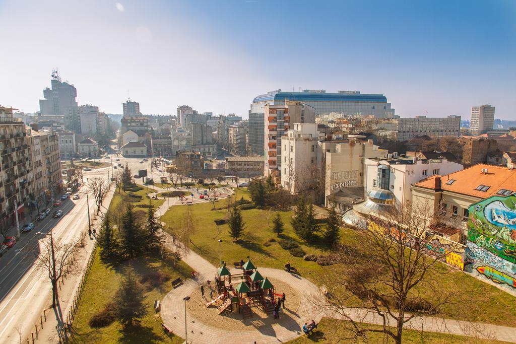 Apartment Slavia District Belgrád Szoba fotó